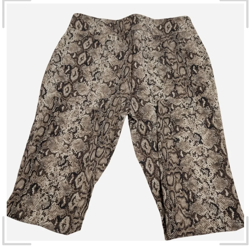 Pre-owned Joe B Beige and Brown Patterned Pants - Picture 5 of 7